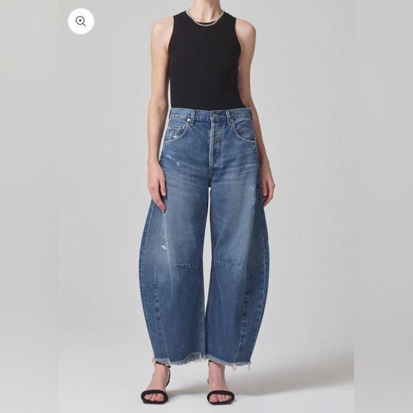 Citizens of Humanity 29 like new Horseshoe Jean Magnolia barrel jean worn once